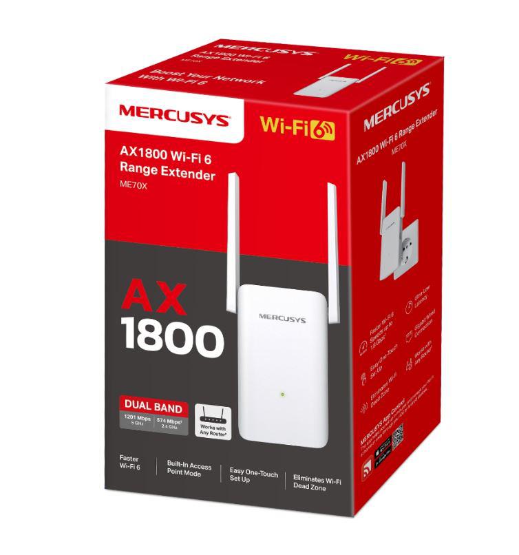 Range Extender MERCUSYS ME70X AX1800 Dual-Band - imagine 3