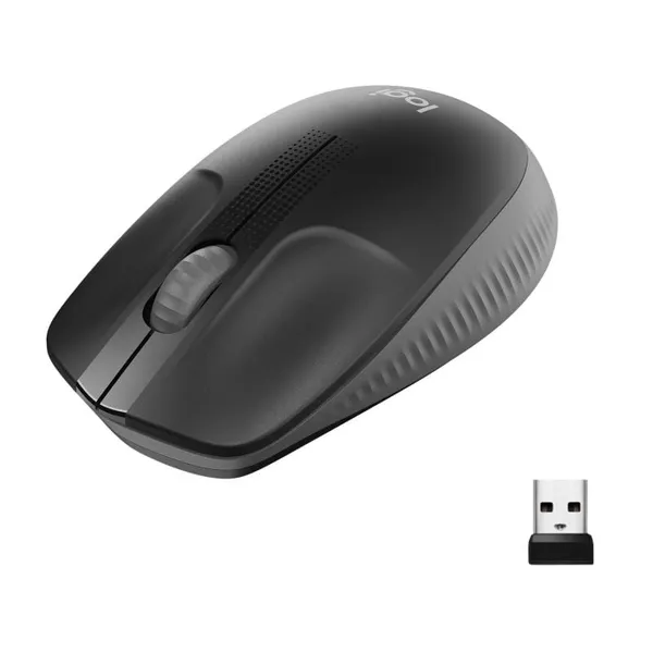 Mouse Wireless LOGITECH M190 2.4GHz Negru 910-005905 - imagine 2