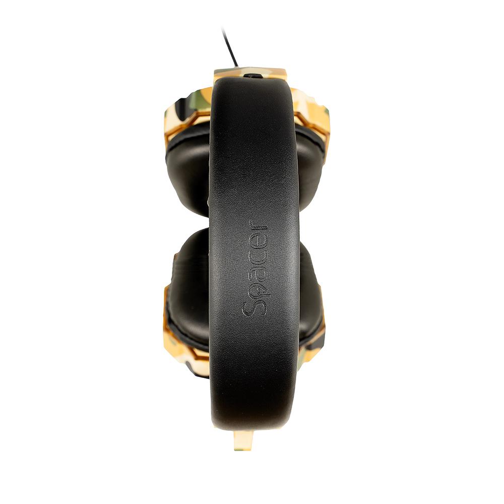 Căști Gaming SPACER SPGH-CAMO Camuflaj Cu Fir - imagine 3