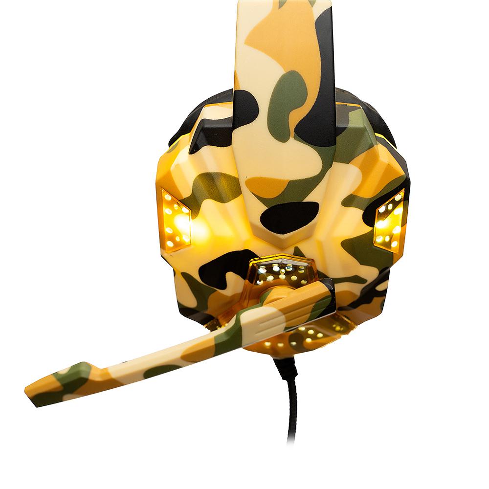 Căști Gaming SPACER SPGH-CAMO Camuflaj Cu Fir - imagine 4