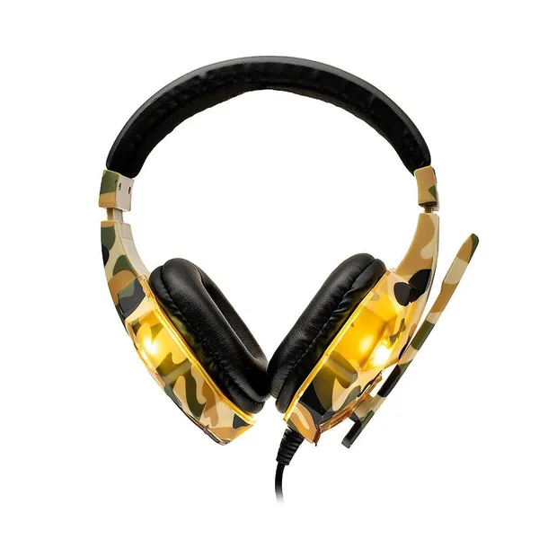 Căști Gaming SPACER SPGH-CAMO Camuflaj Cu Fir - imagine 2