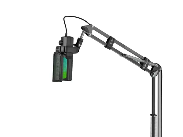 Microfon GENESIS Radium 251 Cardioid USB-C LED Negru