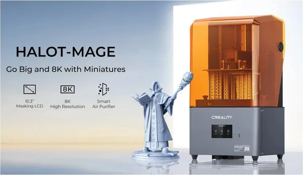 Imprimantă 3D CREALITY Halot-MAGE SLA 8K LCD 10.3"