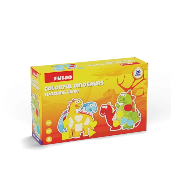 Joc de potrivire PUEDO TOYS Dinozauri Spumă EVA