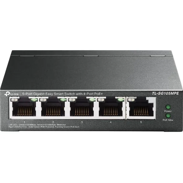 Switch TP-LINK TL-SG105MPE 5-Port Gigabit 4×PoE+ 120W - imagine 2