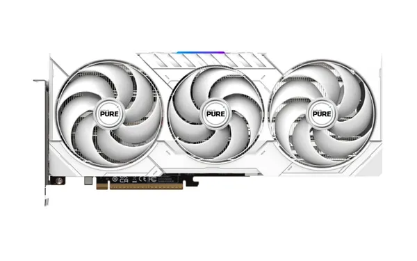 Placă Video SAPPHIRE PURE Radeon RX 9070 XT OC 16GB GDDR6 Alb
