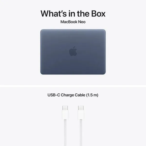 Laptop APPLE MacBook Neo 13 Retina A18 Pro 8GB 512GB Touch ID Indigo - imagine 3