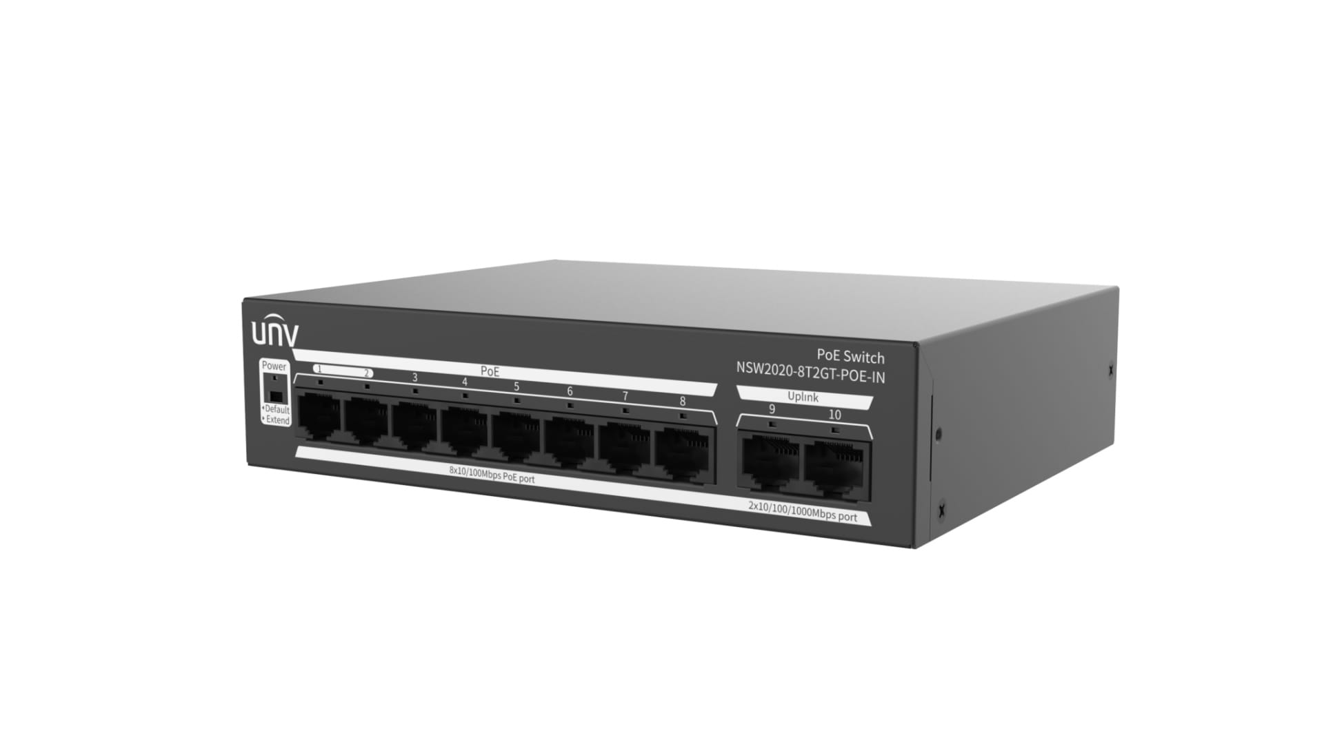 Switch UNIVIEW NSW2020-8T2GT-POE-IN 8 Porturi PoE 120W