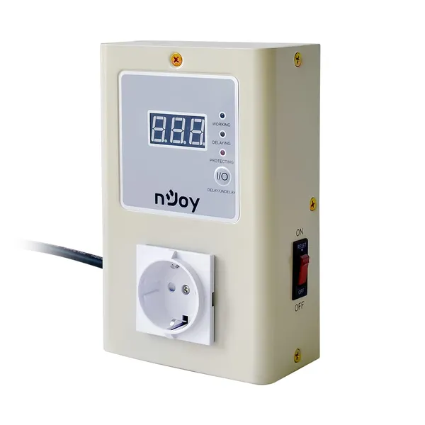 Stabilizator tensiune NJOY Royer 16A Monofazat/Trifazat 1600W - imagine 2
