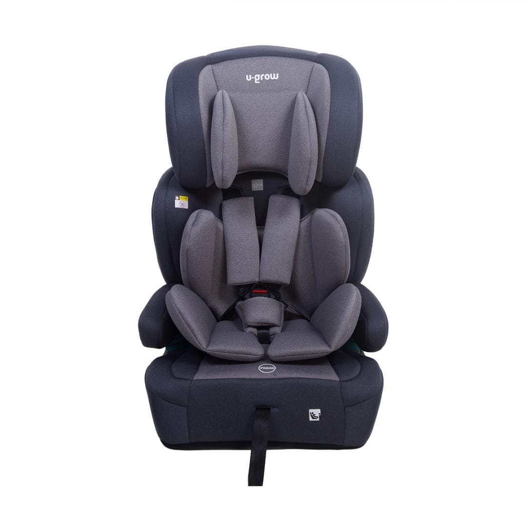 Scaun auto copii U-GROW 76-150cm R129 Isofix Gri