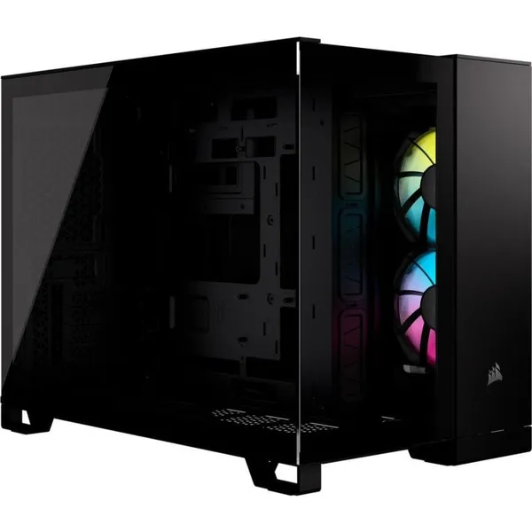 Carcasă PC CORSAIR iCUE LINK 2500X Micro ATX Dual Chamber Negru - imagine 1