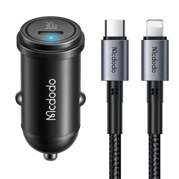 Încărcător Auto MCDODO CC-7492 30W 1 Port Type-C Negru