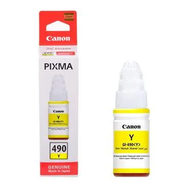 Cartuș Cerneală CANON GI-490 Y Yellow 70ml Original