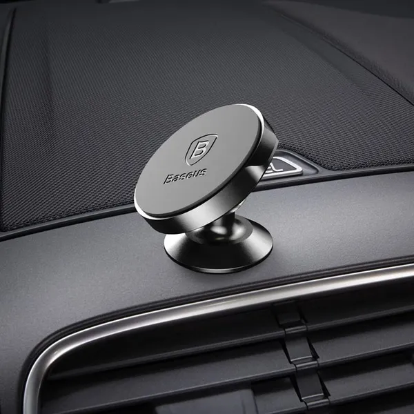 Suport auto BASEUS Small Ears SUER-B01 Magnetic Negru - imagine 6