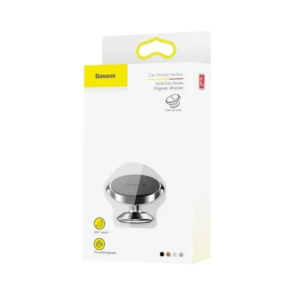 Suport auto BASEUS Small Ears SUER-B01 Magnetic Negru - imagine 8