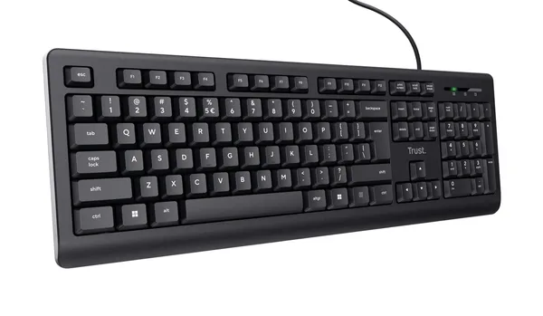 Tastatură PC TRUST Cu Fir Negru TR-24639
