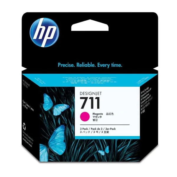 Cartuș Cerneală HP CZ135A Magenta Tri-Pack 3x29ml - imagine 2