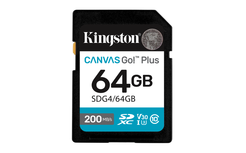 Card de memorie SDXC KINGSTON Canvas GO Plus 64GB