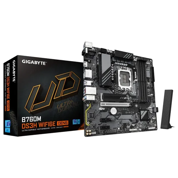 Placă de bază GIGABYTE B760M DS3H WIFI6E GEN5 LGA1700