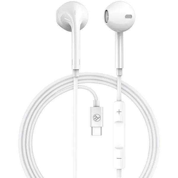 Casti In-Ear TELLUR Basic Urbs Type-C Alb TLL162272 - imagine 2
