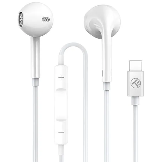 Casti In-Ear TELLUR Basic Urbs Type-C Alb TLL162272