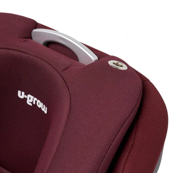 Scaun Auto U-GROW Goldfix Plus I-Size Isofix Roșu - imagine 12