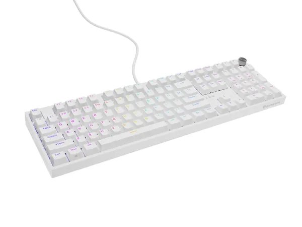 Tastatură Gaming GENESIS Thor 404 RGB Mecanică Albă
