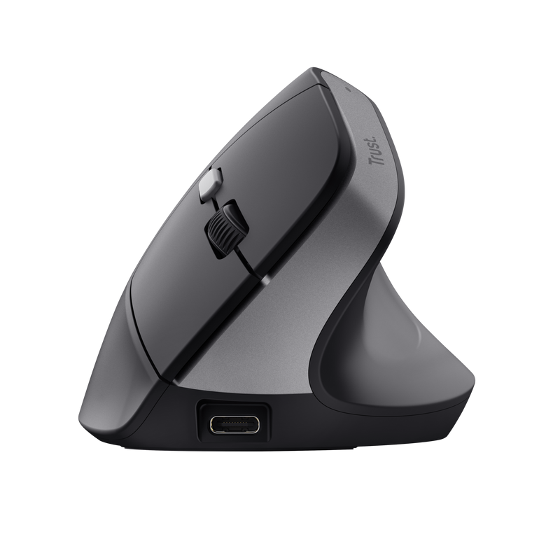 Mouse ergonomic TRUST Bayo II Wireless 2400 DPI Negru TR-25145 - imagine 4