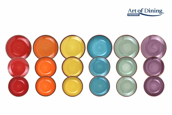 Serviciu de masă HEINNER Aquarelle 18 piese Ceramică