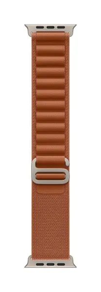 Curea APPLE Watch Alpine Loop 49 mm Terra Cotta Small Natural Titanium