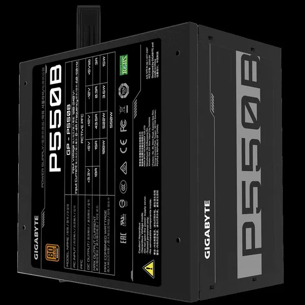 Sursă PC GIGABYTE GP-P550B 550W 80 Plus Bronze - imagine 7