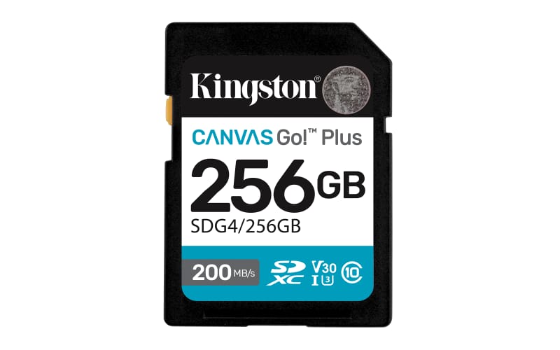 Card Memorie SD KINGSTON Canvas GO Plus 256GB CL10