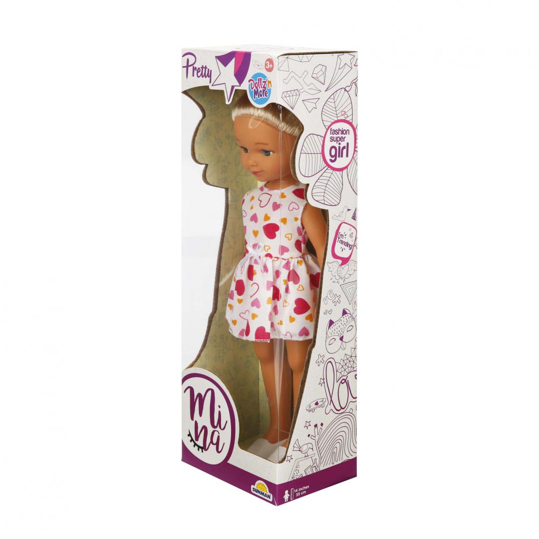 Păpușă SUNMAN Mina cea Drăguță 35 cm - imagine 5