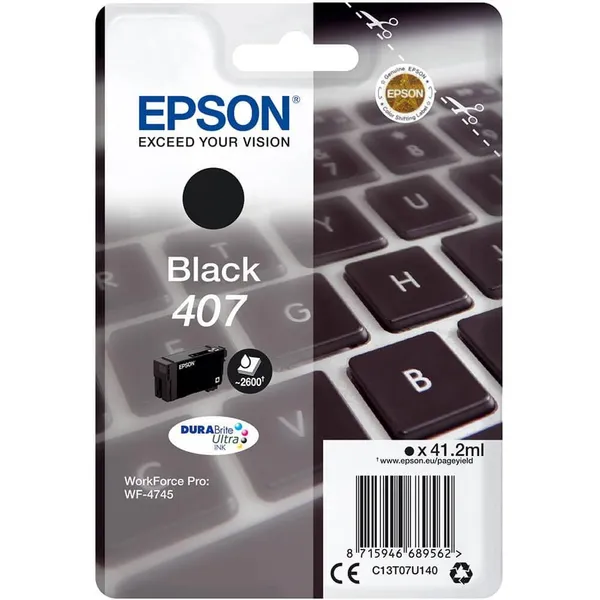 Cartuș Cerneală EPSON C13T07U140 Negru 2.6k