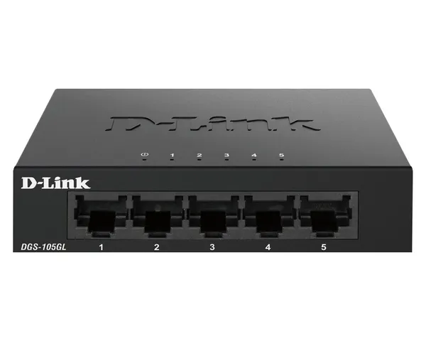 Switch D-LINK DGS-105GL 5 Porturi Gigabit Carcasă Metalică