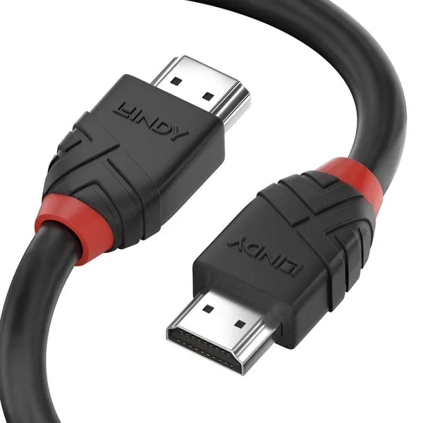 Cablu HDMI LINDY Black Line 5m High Speed LY-36474 - imagine 2