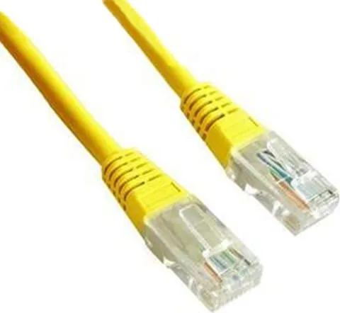 Cablu Patch UTP GEMBIRD Cat5e 1m Galben PP12-1M/Y