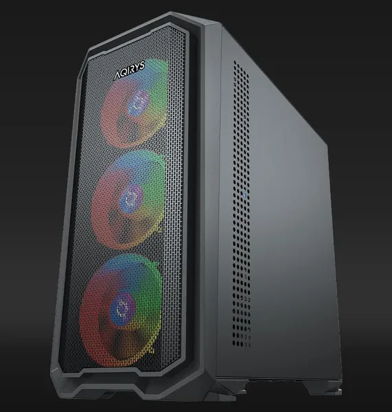 Carcasa AQIRYS WEZEN RGB Mid Tower Negru