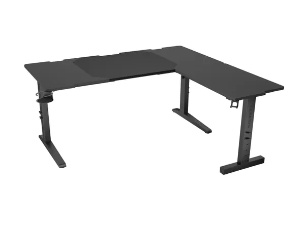 Birou Gaming GENESIS Holm Modular 160 Reglabil 70-90 cm RGB Negru