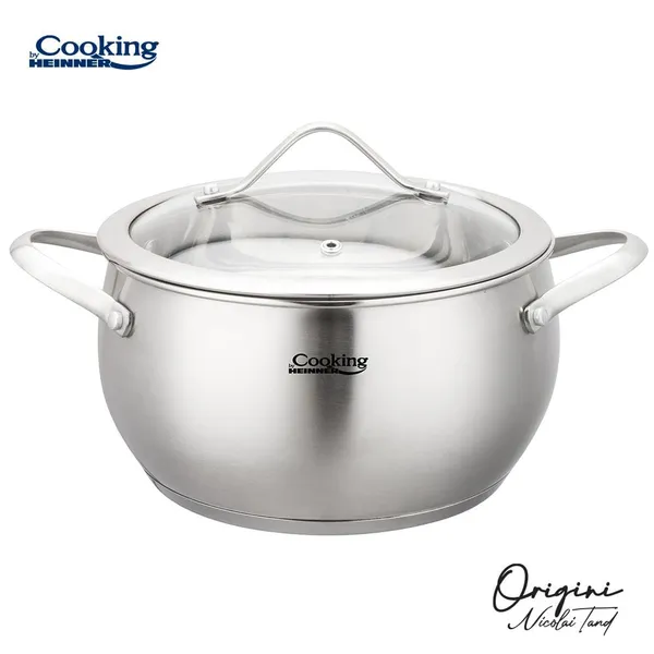 Semioală HEINNER Cooking by Nicolai Tand Origini 3.3L Inox 20x11cm - imagine 2
