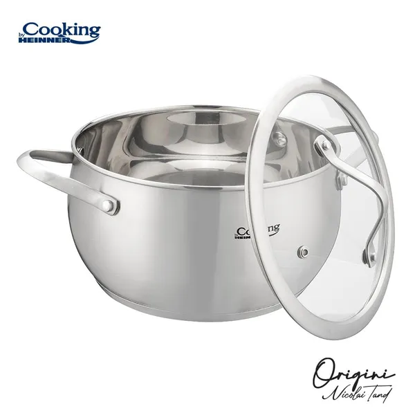 Semioală HEINNER Cooking by Nicolai Tand Origini 3.3L Inox 20x11cm - imagine 3