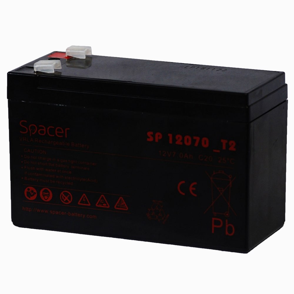 Acumulator UPS SPACER 12V 7Ah SP-BAT-12V7AH