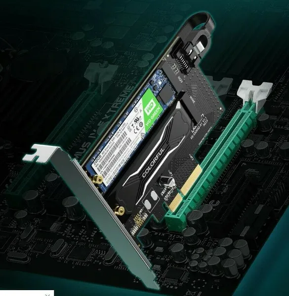 Adaptor UGREEN CM302 2x M.2 NVMe la PCIe 3.0 70504 - imagine 3