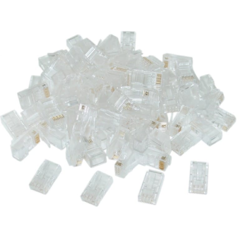 Mufe RJ-45 GEMBIRD Cat6 UTP 100 bucăți LC-8P8C-002/100