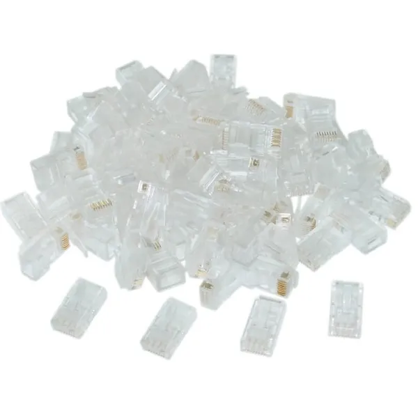 Mufe RJ-45 GEMBIRD Cat6 UTP 100 bucăți LC-8P8C-002/100
