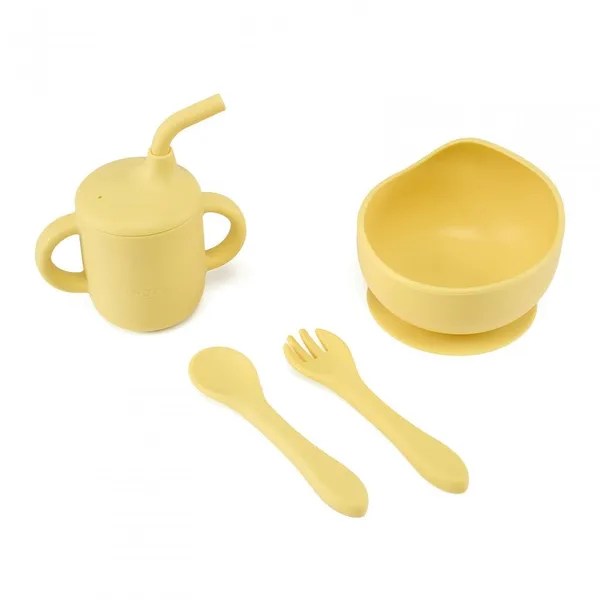 Set Diversificare U-GROW 4 Piese Silicon Galben