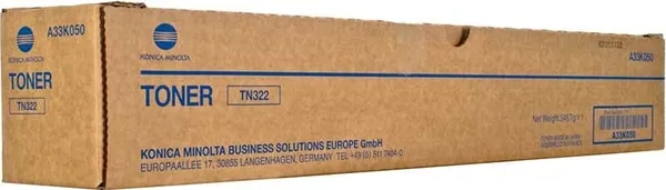 Toner KONICA-MINOLTA TN-322 Black 28.8K A33K050 - imagine 3