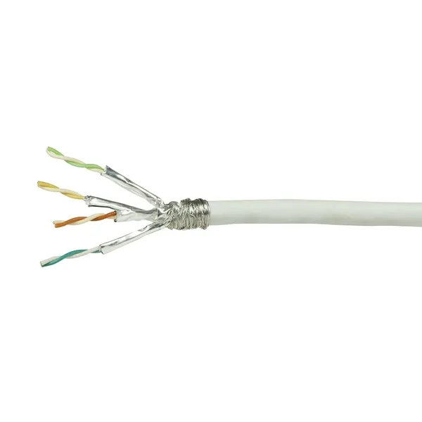 Rolă Cablu Rețea LOGILINK Cat6 S/FTP 100m Alb CPV0039