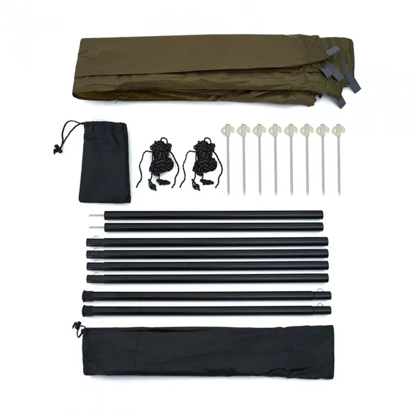 Adăpost Camping HR 3x5M Verde - imagine 3
