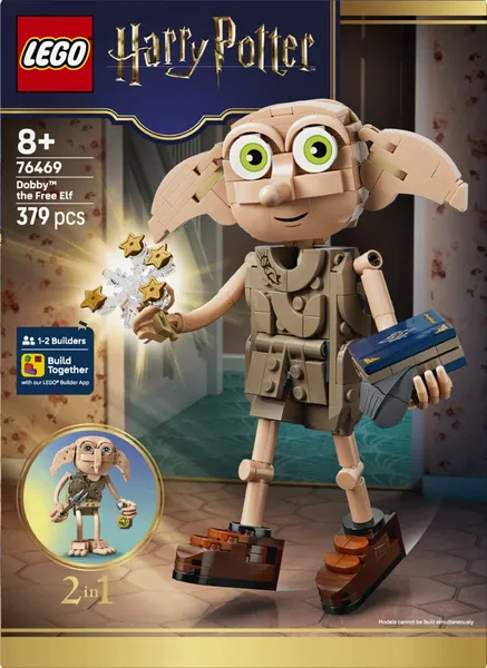 Set Construcție LEGO 76469 Dobby Spiridușul Liber - imagine 2